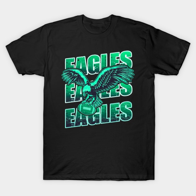 Philadelphia Eagles fly eagles fly best American football team T-Shirt by nowsadmahi